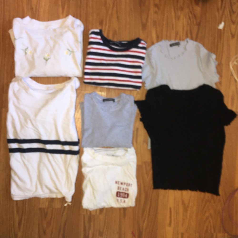 Bundle of 7 Brandy Melville t shirts